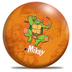 Officially Licensed Teenage Mutant Ninja Turtle Michelangelo Undrilled Bowling Ball (12)