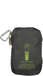Chicobag Repete Water Bottle Sling | Recycled Water Bottle Carrier With Strap | Eco Friendly | Limestone
