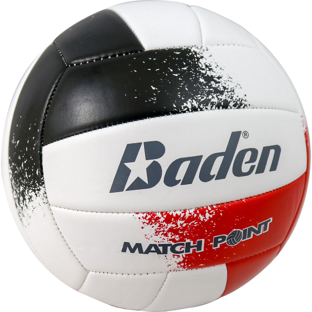 Baden Match Point Cushioned Synthetic Leather Volleyball | Official Size 5 | Ideal For Outdoor Recreation, Backyard Play, And Co