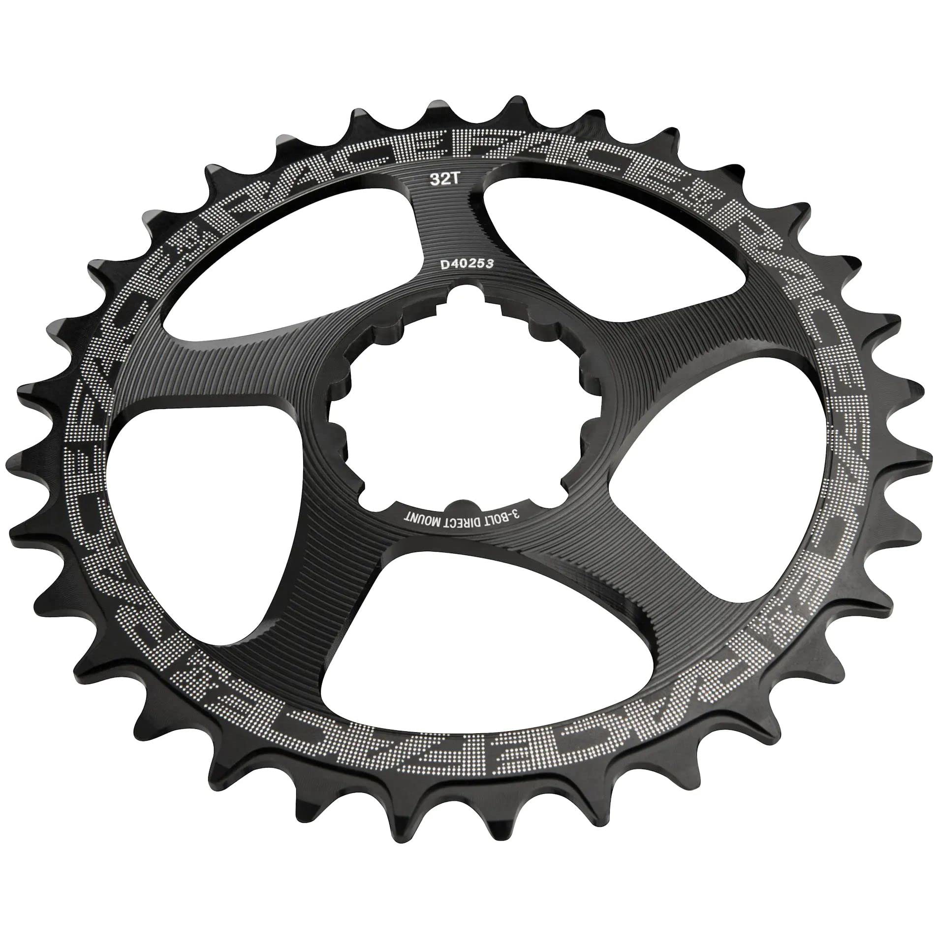 Raceface 3-Bolt Direct Mount, 36T Chainring, 9-12Sp, Bcd: Direct Mount, 7075-T6 Aluminum, Black