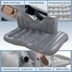 Coverado Car Air Mattress Back Seat, Portable Wireless Inflatable Bed with Built in Air Pump&Pllow, Storage Bag, Patch Kit, Univ