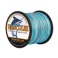 Hercules Braided Fishing Line 1500M 1640Yds 10Lbs-200Lbs Pe Superline 8 Strands (Blue Camo 15Lb/6.8Kg 0.16Mm)
