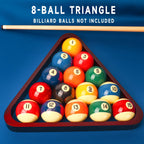 Gse Solid Wood Billiard 8-Ball Triangle & 9-Ball Diamond Pool Ball Racks For 2-1/4'' Pool Balls (Mahogany Triangle Rack)