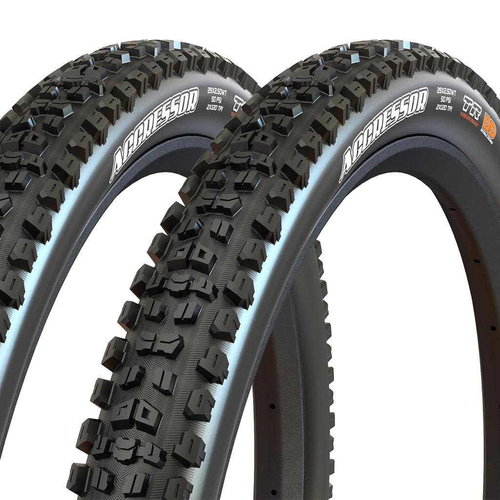Maxxis Aggressor Exo/Tr Tire (Black, 27.5''X2.50 (2 Pack))