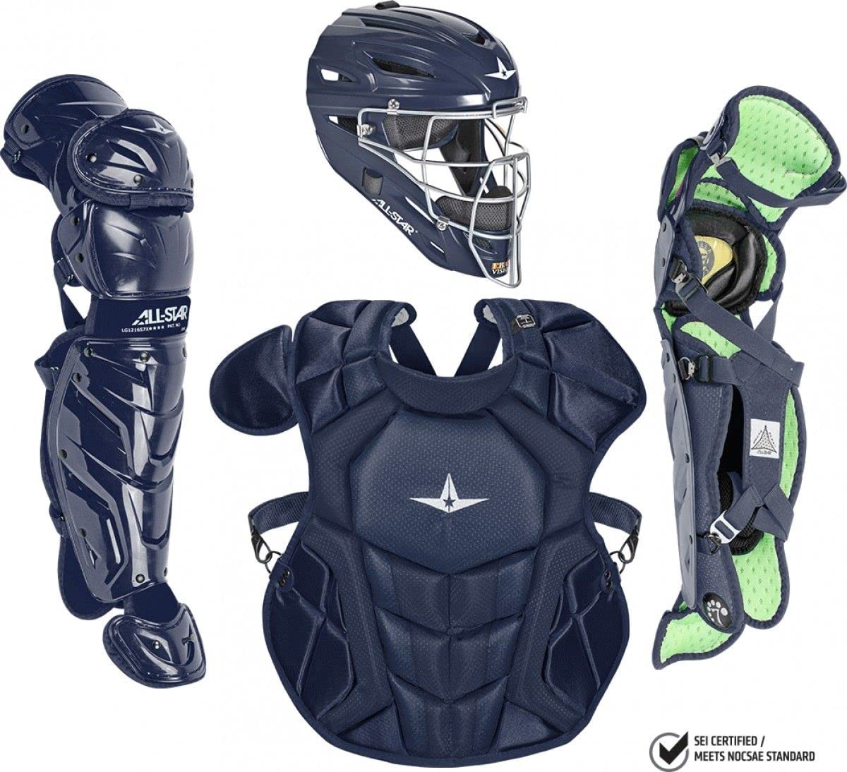 All-Star System7 Axis Nocsae Intermediate Baseball Catcher'S Set