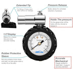 Godeson Presta Valve Bicycletire Pressure Gauge 0-160Psi And 0-11Bar