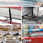 Meili Heavy Duty Boat Trailer Transom Strap (2Pk) - 2 Inch X 48 Inch Adjustable Marine Boat Tie Down Straps To Trailer (Shipped