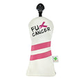 Foretra - Limited Edition F U Cancer Hybrid Headcover - Tour Quality Golf Club Cover - Style And Customize Your Golf Bag