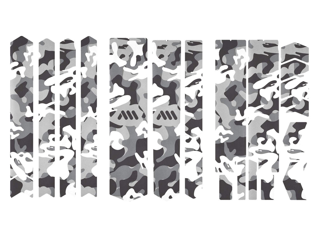 All Mountain Style Honeycomb High Impact Frame Guard Total - Protects Your Bike From Scratches And Dings, Clearcamo