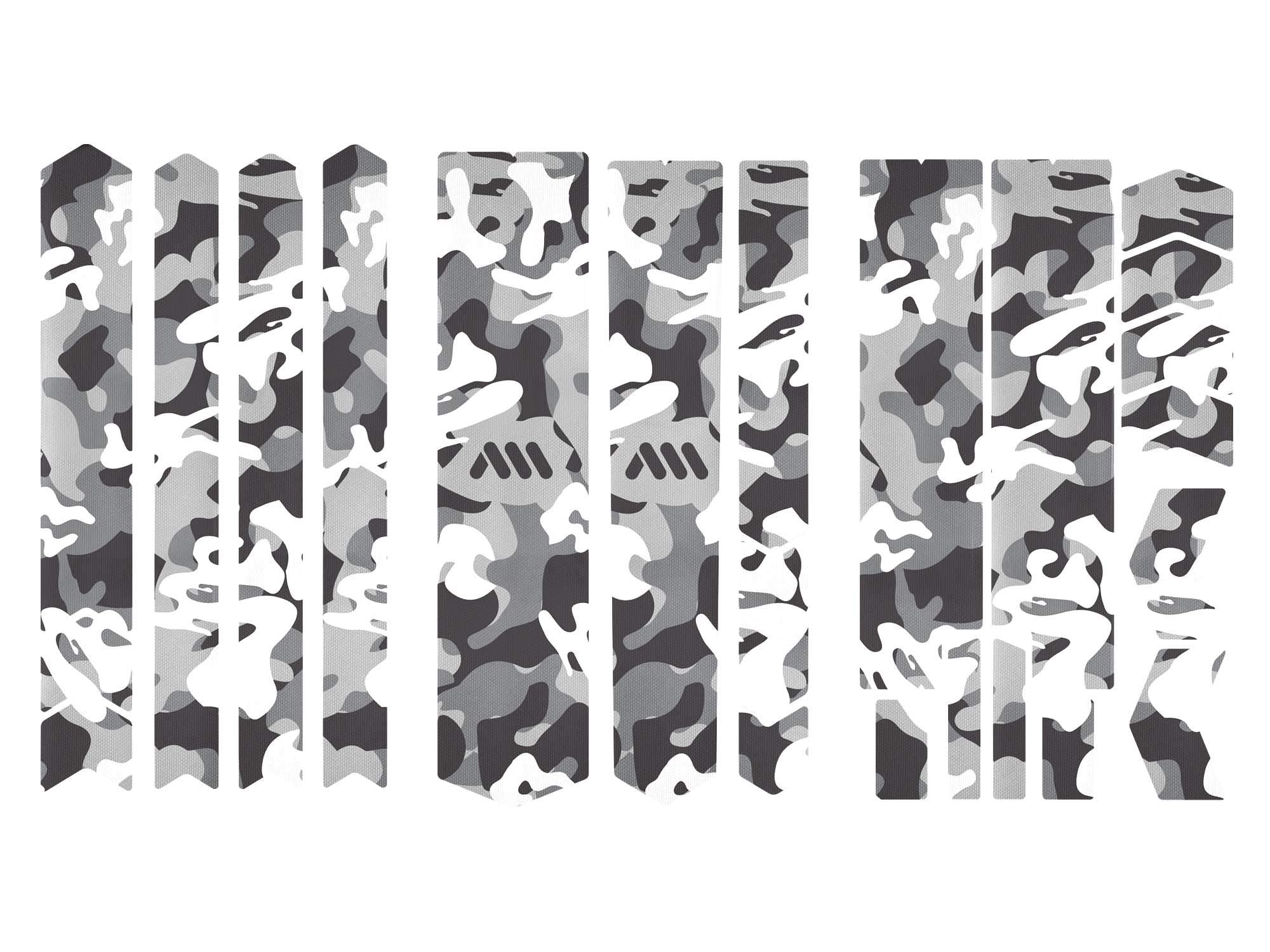 All Mountain Style Honeycomb High Impact Frame Guard Total - Protects Your Bike From Scratches And Dings, Clearcamo