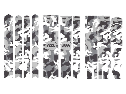 All Mountain Style Honeycomb High Impact Frame Guard Total - Protects Your Bike From Scratches And Dings, Clearcamo