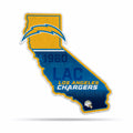 Rico Industries Nfl Football Los Angeles Chargers State Shape Shape Cut Pennant - Home And Living Room D  Cor - Soft Felt Ez To