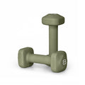 Tone Fitness 8 lb Neoprene Dumbbell Pair for Home Workouts - Non-Slip Design - Green