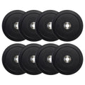 Cap Barbell 190 Lb Pro Olympic Bumper Plate Set, Black