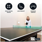 Hathaway Bg2323 Quick Set Conversion Table Tennis Top For Pool Tables, 1, Green