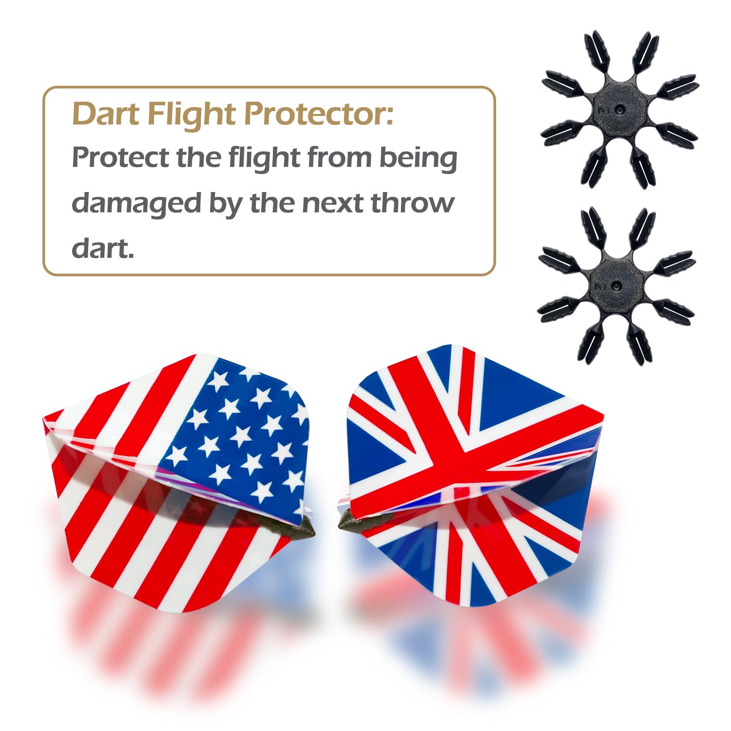 Wolftop 12 Pack Soft Tip Darts - Plastic Tip Darts 18 Grams With 100 Extra Dart Tips, 15 Flights, Dart Flight Protector, Aluminu