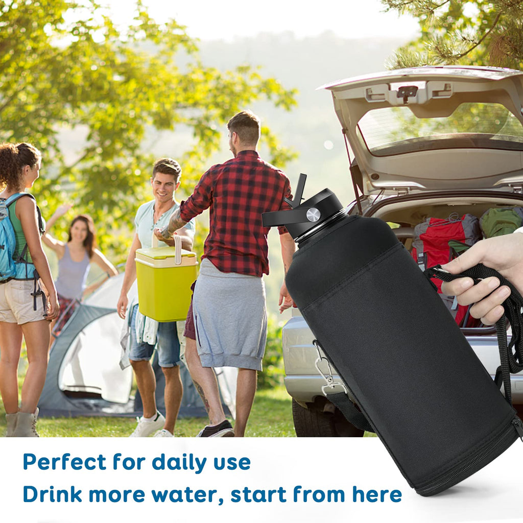 Buzio Water Bottle Holder Carrying Pouch For 87 Oz Bottles - Carry, Protect And Insulate Your Flask With This Military Grade Car