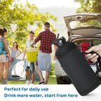 Buzio Water Bottle Holder Carrying Pouch For 87 Oz Bottles - Carry, Protect And Insulate Your Flask With This Military Grade Car