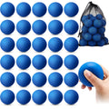 Teyva Daily 30 Pack of Racquetballs Bulk, 2.4   Rubber Racquetballs High Bounce Small Racquet Balls with a Mesh Bag for Sports