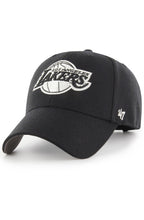 '47 Los Angeles Lakers Black White Mvp Adjustable Hat