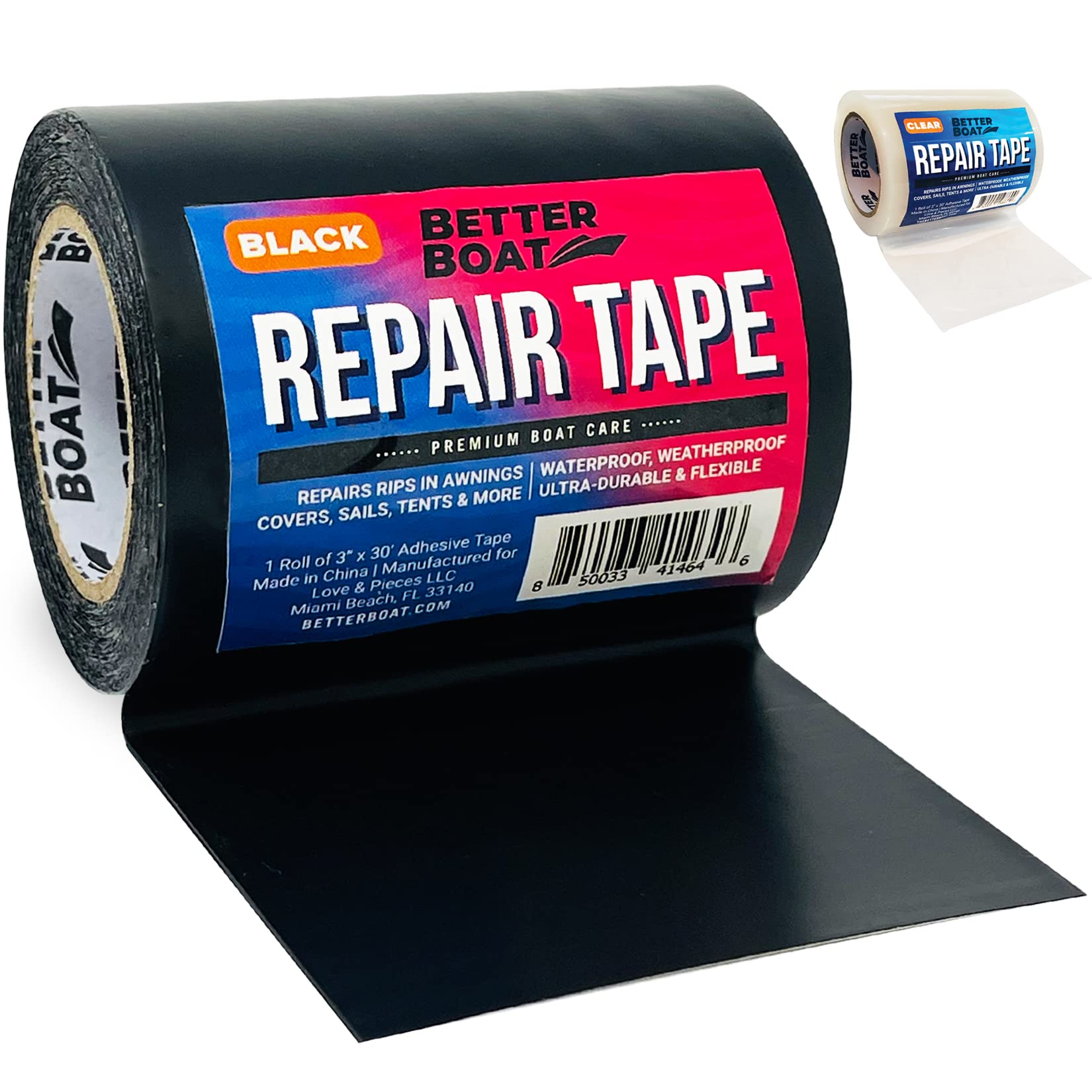 Repair Tape Fabric Repair Boat Covers Canvas Tent Repair Tape Pop Up Camper Rv Awning Repair Tape Tarp Canopy Tear & Vinyl Water