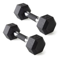 Cap Barbell 10 Lb Coated Hex Dumbbell Weight Pair With Padded Grip