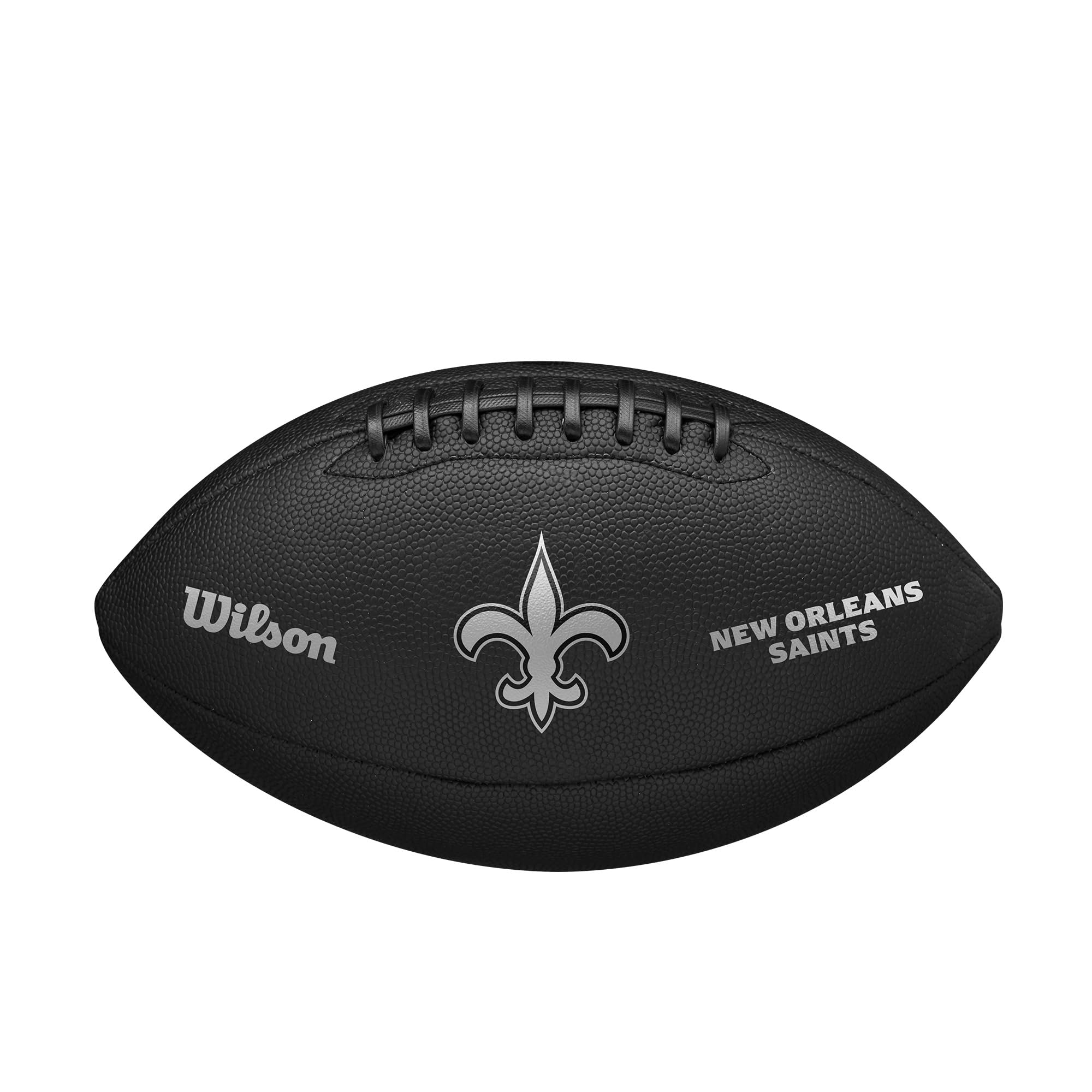 Wilson Nfl Team Metallic Premiere Football - Official Size, New Orleans Saints
