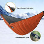 Ayamaya Single & Double Hammock Underquilt Full Length Big Size Under Quilts For Hammocks, Camping Backpacking Essential, Winter