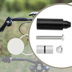 Micro Traders 1Pair Bicycle Flat Bar Extender Aluminium Alloy Mtb Bike Handlebar Bar End Extension 91X22.2Mm Bike Stem Riser 15-