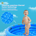 Garden Round Inflatable Baby Swimming Pool, Portable Inflatable Child/Children Little Pump Pool,Kiddie Paddling Pool Indoor&Outd