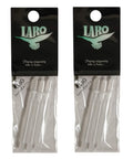 Lstyle Dart Shafts: Laro Nylon - Non Spinning - (6 Shafts Total) - Milky White 130 (Extra Short)