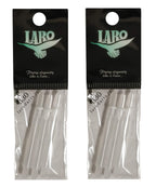 Lstyle Dart Shafts: Laro Nylon - Non Spinning - (6 Shafts Total) - Milky White 130 (Extra Short)