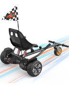 Gyroor K2 Balancing Scooter Go Kart Attachment for Kids & Adults, Adjustable Frame Length Balancing Scooter Seat Attachment for 