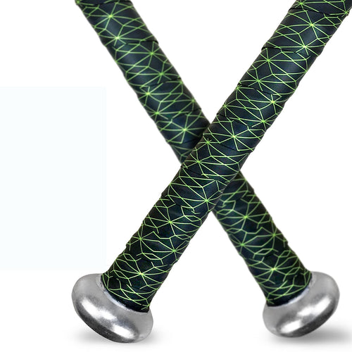 Alien Pros Bat Grip Tape For Baseball 0.5 Mm (2 Pack, Cubic) - Precut And Pro Quality Bat Tape - Wrap Your Bat For An Epic Home 