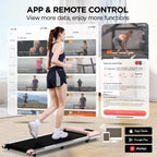 Lacuffy Walking Pad, Under Desk Walking Pads Treadmills For Home/Office, Mini Walking Pad For Home, 2 In 1 Walking Portable Desk