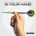 Winmau Michael Van Gerwen Mvg Steeltip Gift Set - 50 Piece Darts Set With 4 Sets Of Shafts, 4 Sets Of Flights Plus Accessories