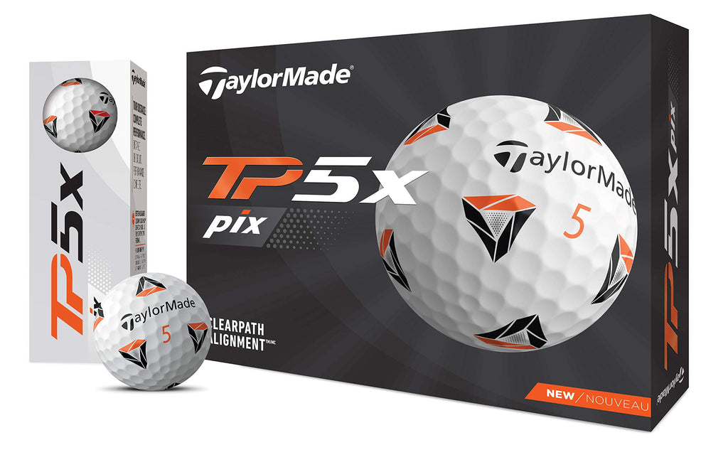 Taylormade 2021 Tp5X Pix 2.0 Golf Balls White