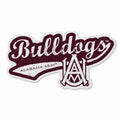 Rico Industries Ncaa Alabama A&M Bulldogs Distressed Shape Cut Pennant - Home And Living Room D  Cor - Soft Felt Ez To Hang
