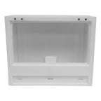 Wise 8Wd95-1B-204 Deluxe Series 27'' Pontoon Bench Seat Base Only (Cushion #8Wd95 Required To Complete), White