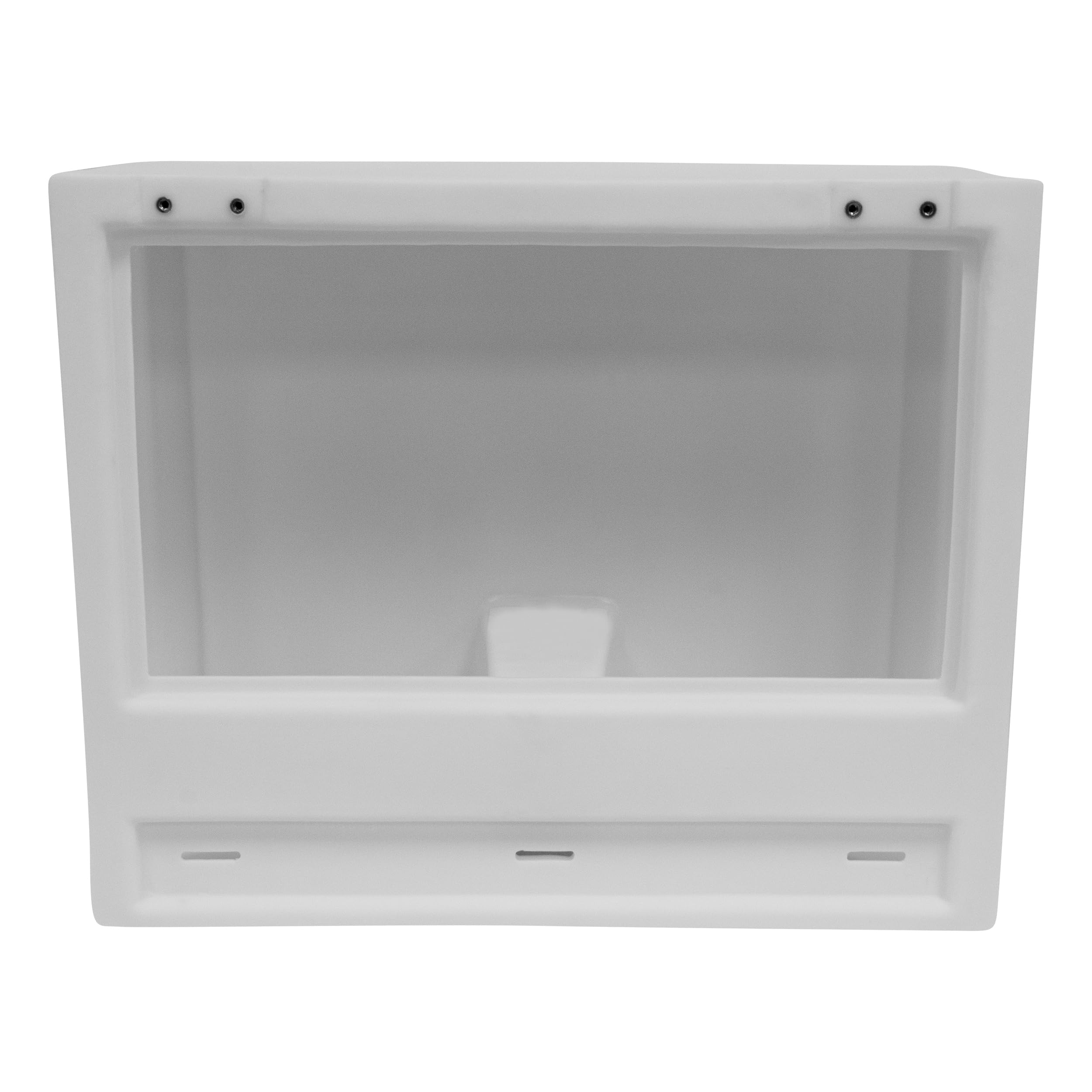 Wise 8Wd95-1B-204 Deluxe Series 27'' Pontoon Bench Seat Base Only (Cushion #8Wd95 Required To Complete), White
