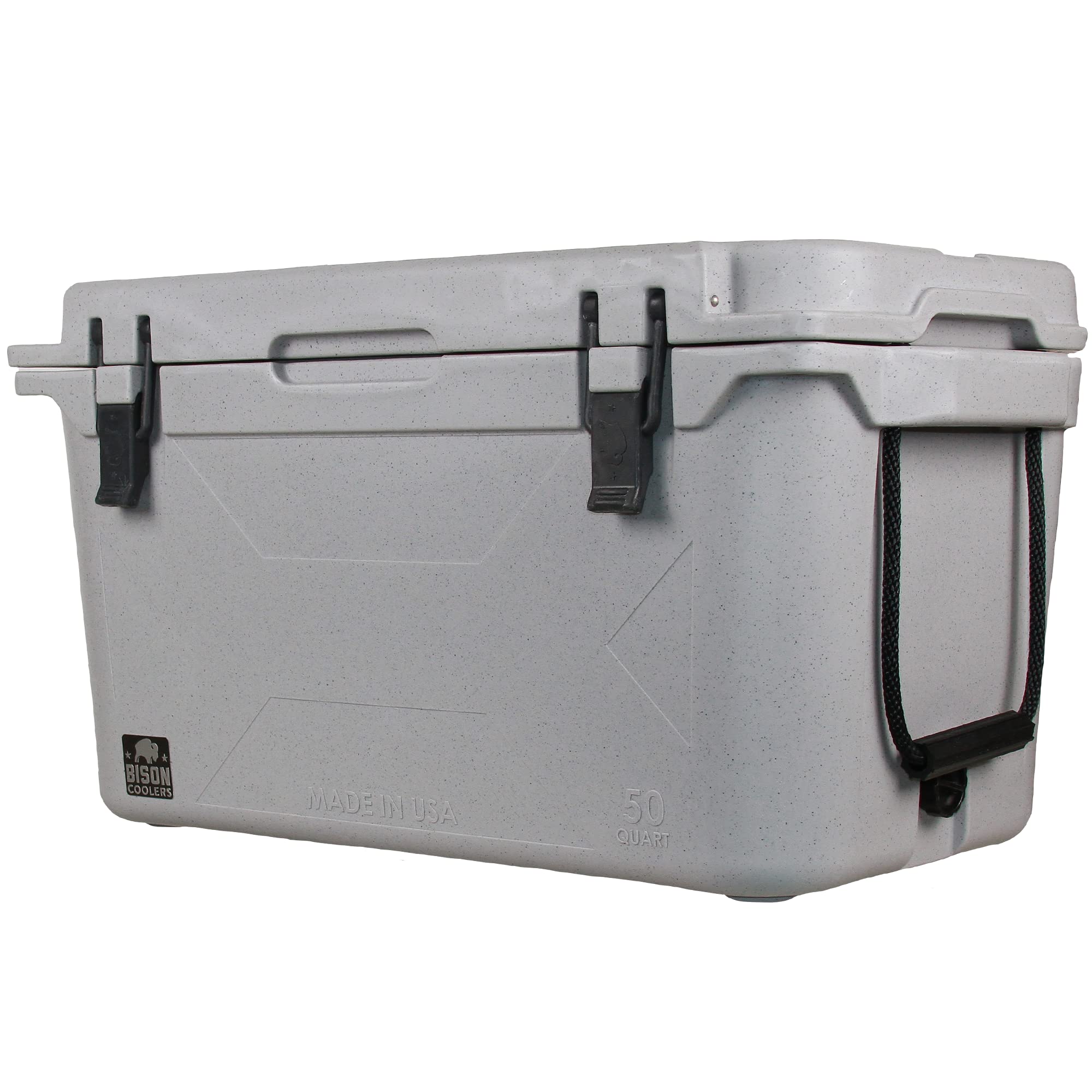 Bison Coolers Gray 50 Quart Cooler  Made In The Usa