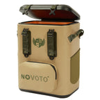 Novoto Magnetic Backpack Cooler 30 Can, Insulated Soft Cooler Bag For Men & Women, Zipperless Waterproof Soft Sided Cooler For B