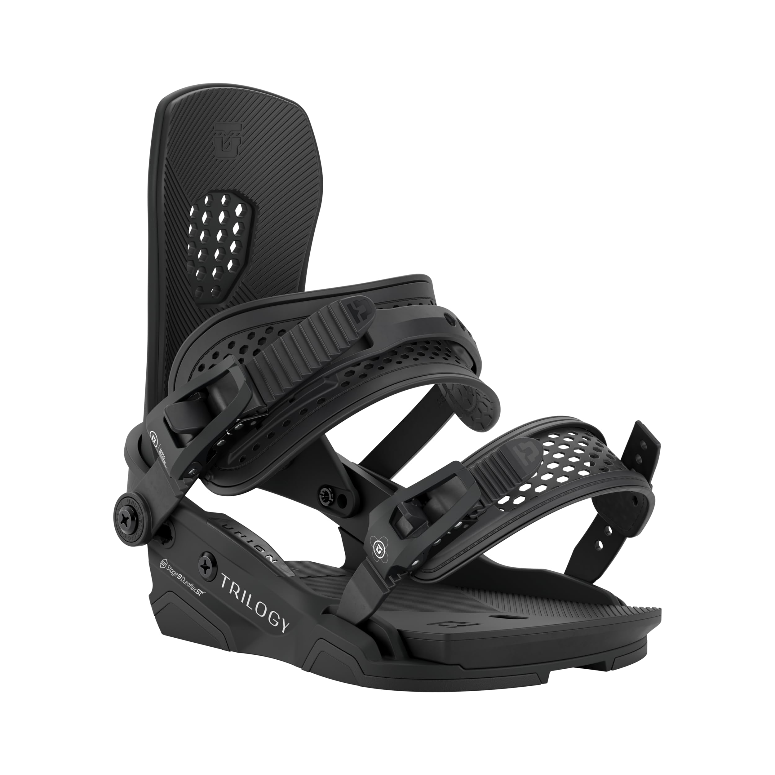 Union Trilogy Womens Snowboard Bindings, Black, Large