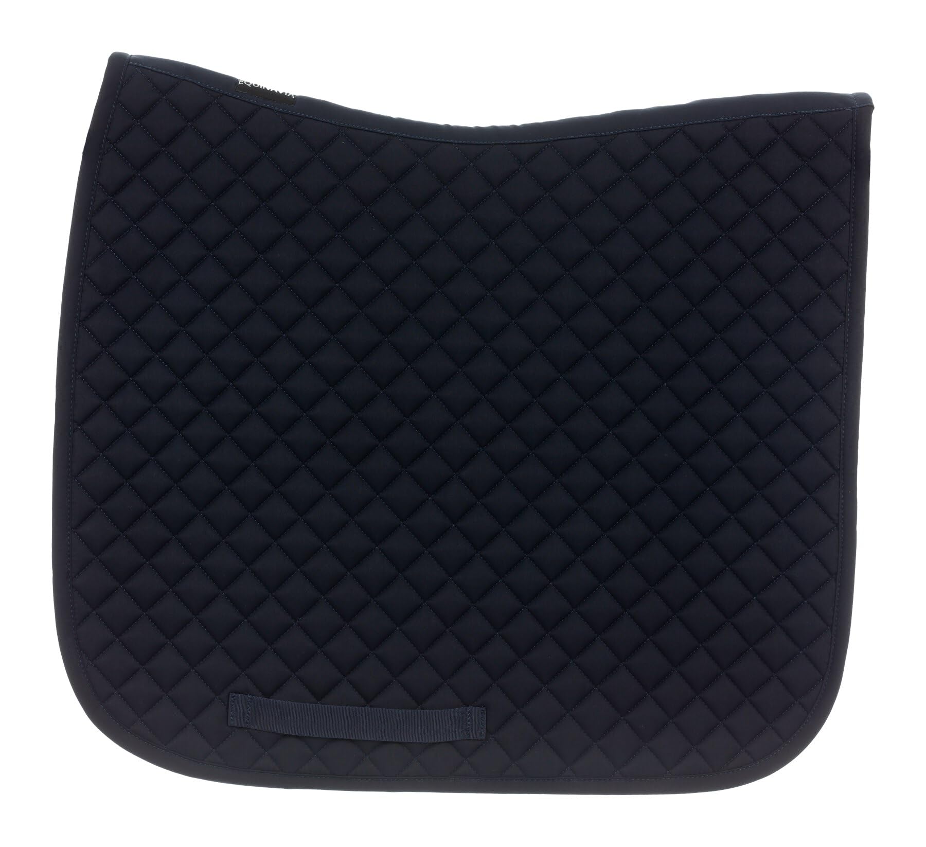 Equinavia Harstad Dressage Saddle Pad | Classic & Durable | Moisture-Wicking Tricot Backing - Navy - Horse