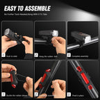 Wgge Ultra Bright Usb Rechargeable Bike Light Set,Powerful Bicycle Front Headlight And Back Taillight,Easy To Install For Night