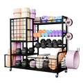 Xxl Dumbbell Rack Weight Stand - Adjustable Heavy Duty Weight Rack For Dumbbells, Home Gym Storage Rack For Kettlebell, Balls,Yo