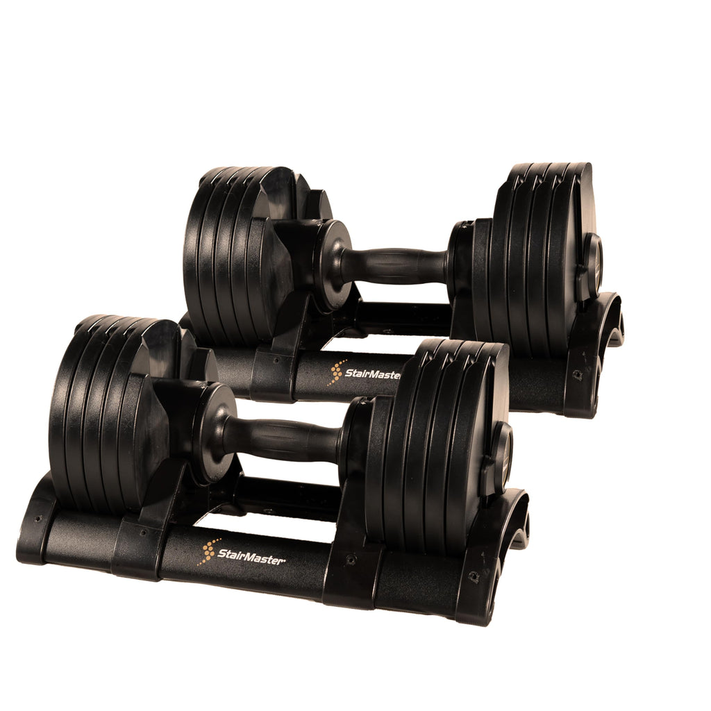 Core Fitness Adjustable Dumbbell Weight Set By Affordable Dumbbells - Space Saver - Dumbbells For Your Home