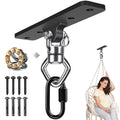 Benelabel Ceiling Mount Swing Hanger With Bearing 900 Lb Capacity Heavy Bag Hanger Stainless Steel Hanging Chair Mount 360 Swing