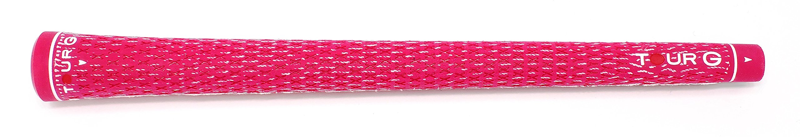 Tour G TG70C-REB Mens Golf Grip Tour G 70 Cord 70 Cord Golf Grip, Both Hands, Red, with Back Line