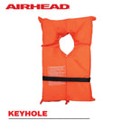 Airhead Youth Type Ii Keyhole Life Jacket, Coast Guard Approved, Orange